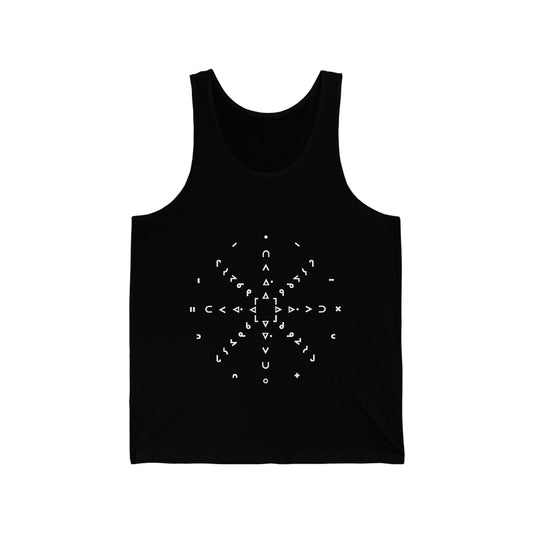 nftS - Syllabic Star Chart - Unisex Jersey Tank
