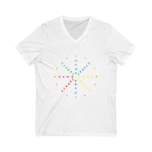 nfts - colored star chart - V neck