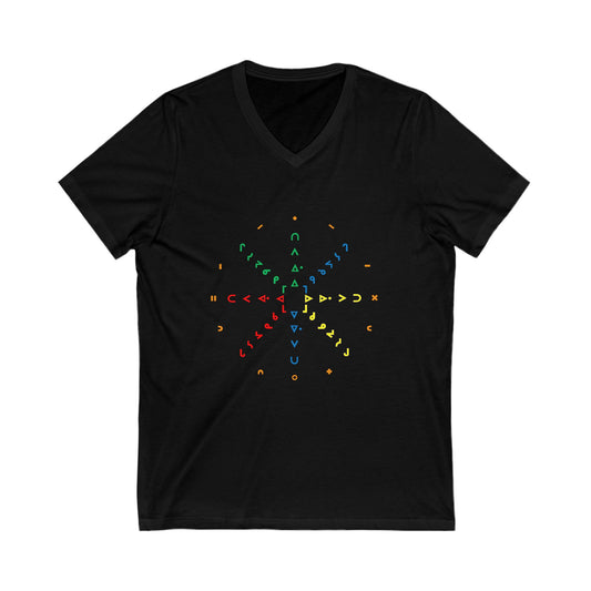 nfts - colored star chart - V neck