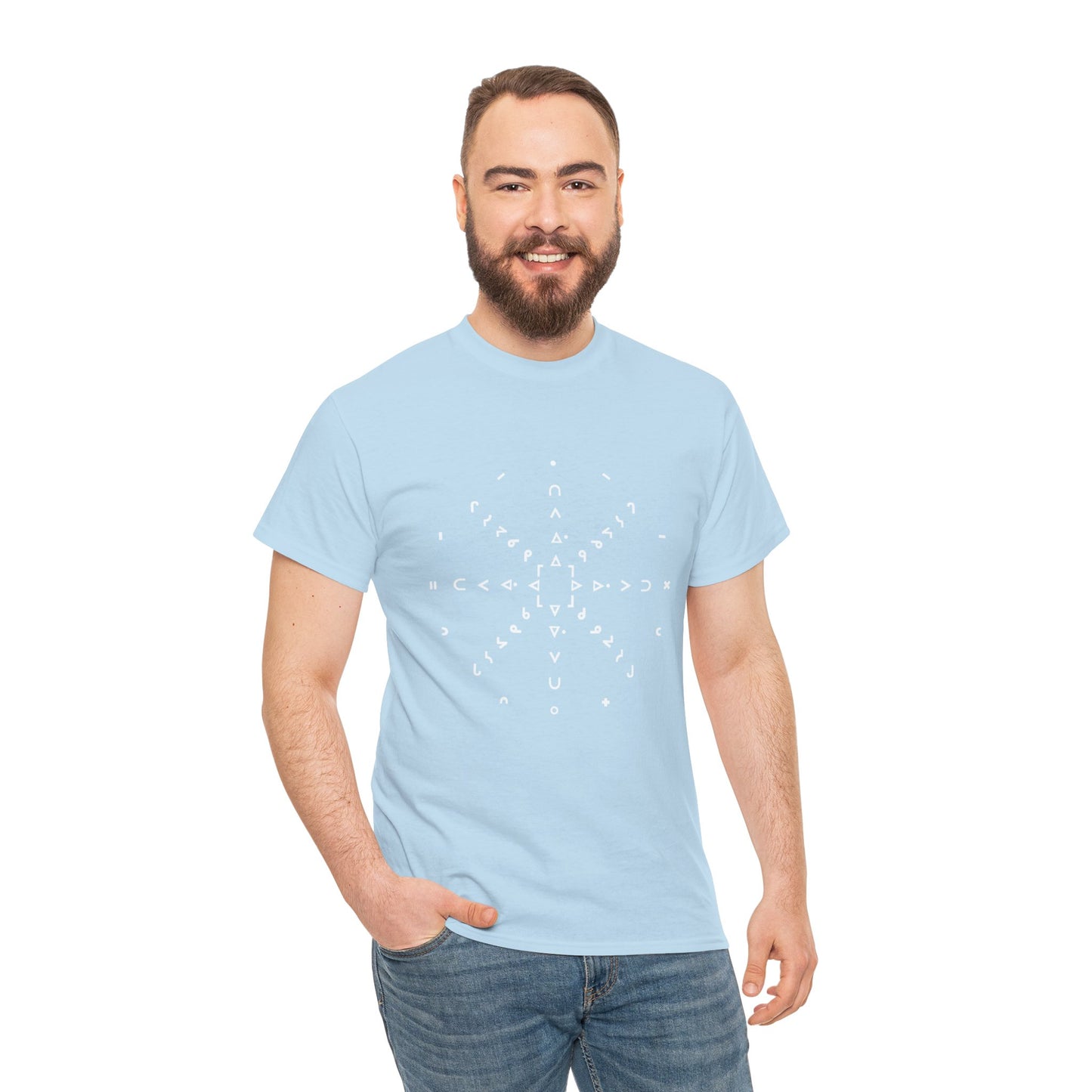 nfts - Syllabic star chart - Unisex Heavy Cotton Tee