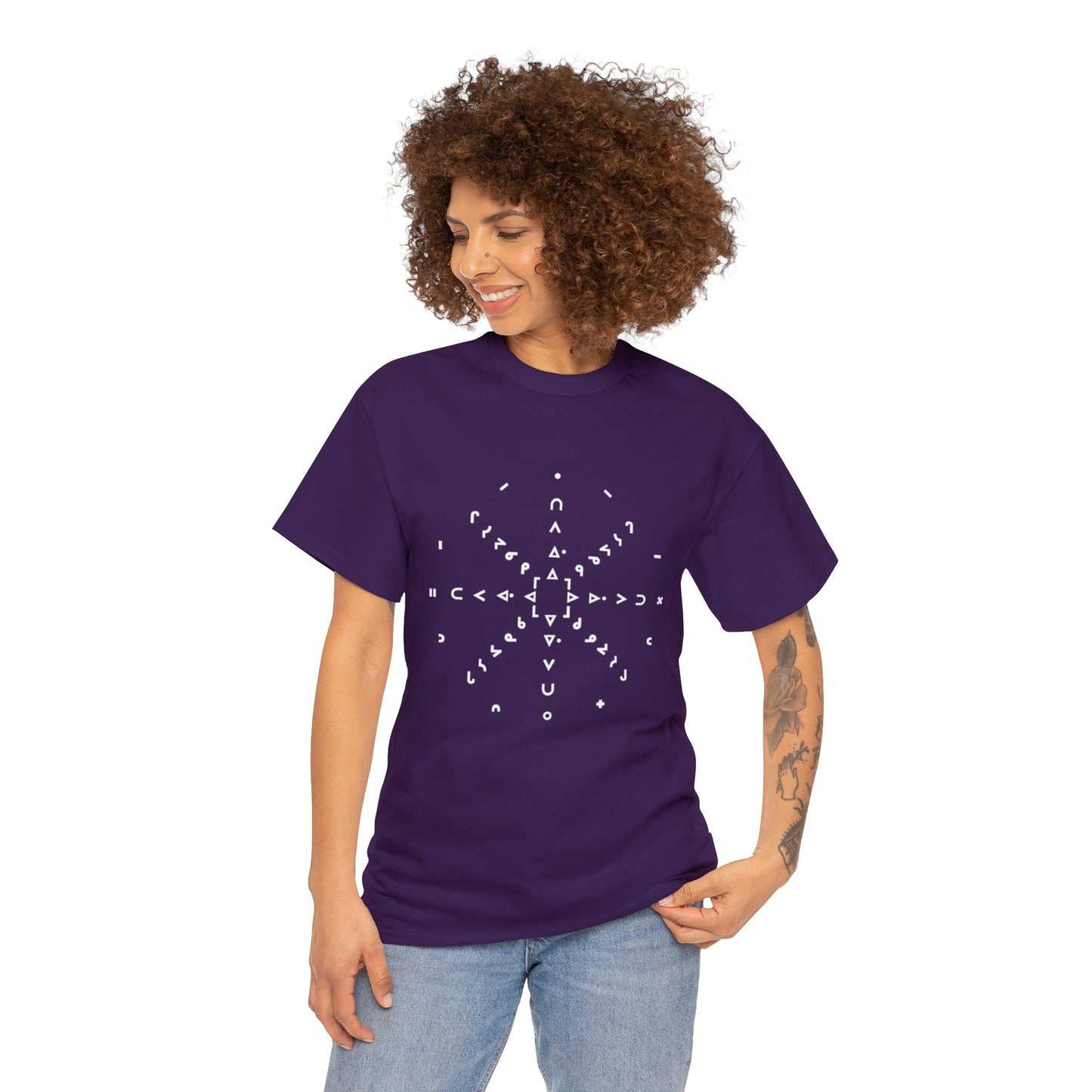 nftS - Syllabic Star chart - Unisex Heavy Cotton Tee