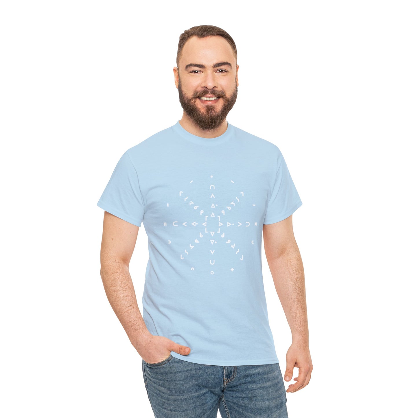 nftS - Syllabic Star chart - Unisex Heavy Cotton Tee