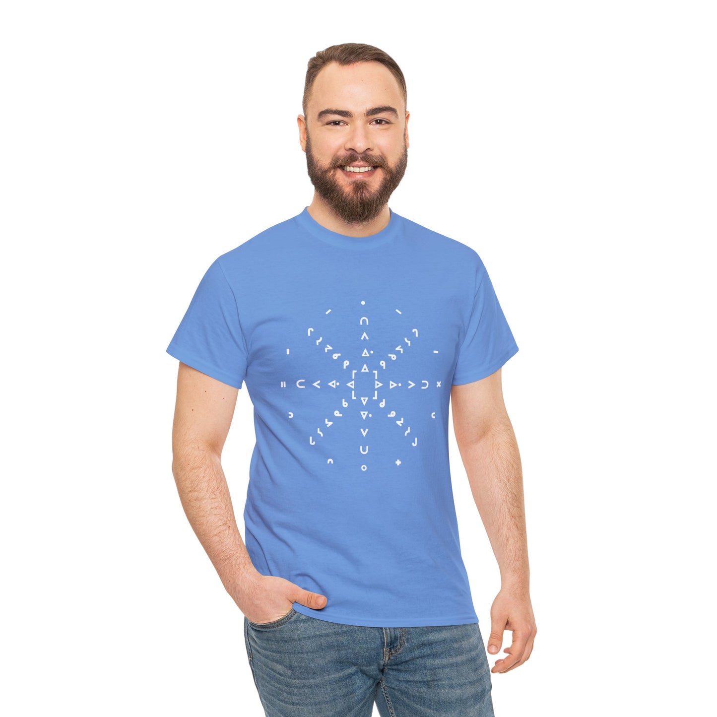 nftS - Syllabic Star chart - Unisex Heavy Cotton Tee