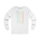 nftS - SRO Colored Chart - Unisex Jersey Long Sleeve Tee