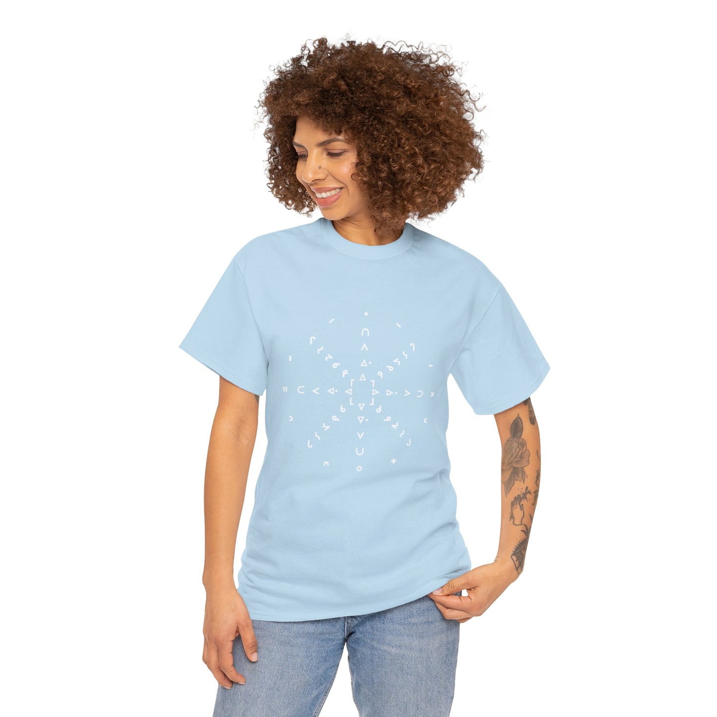 nfts - Syllabic star chart - Unisex Heavy Cotton Tee