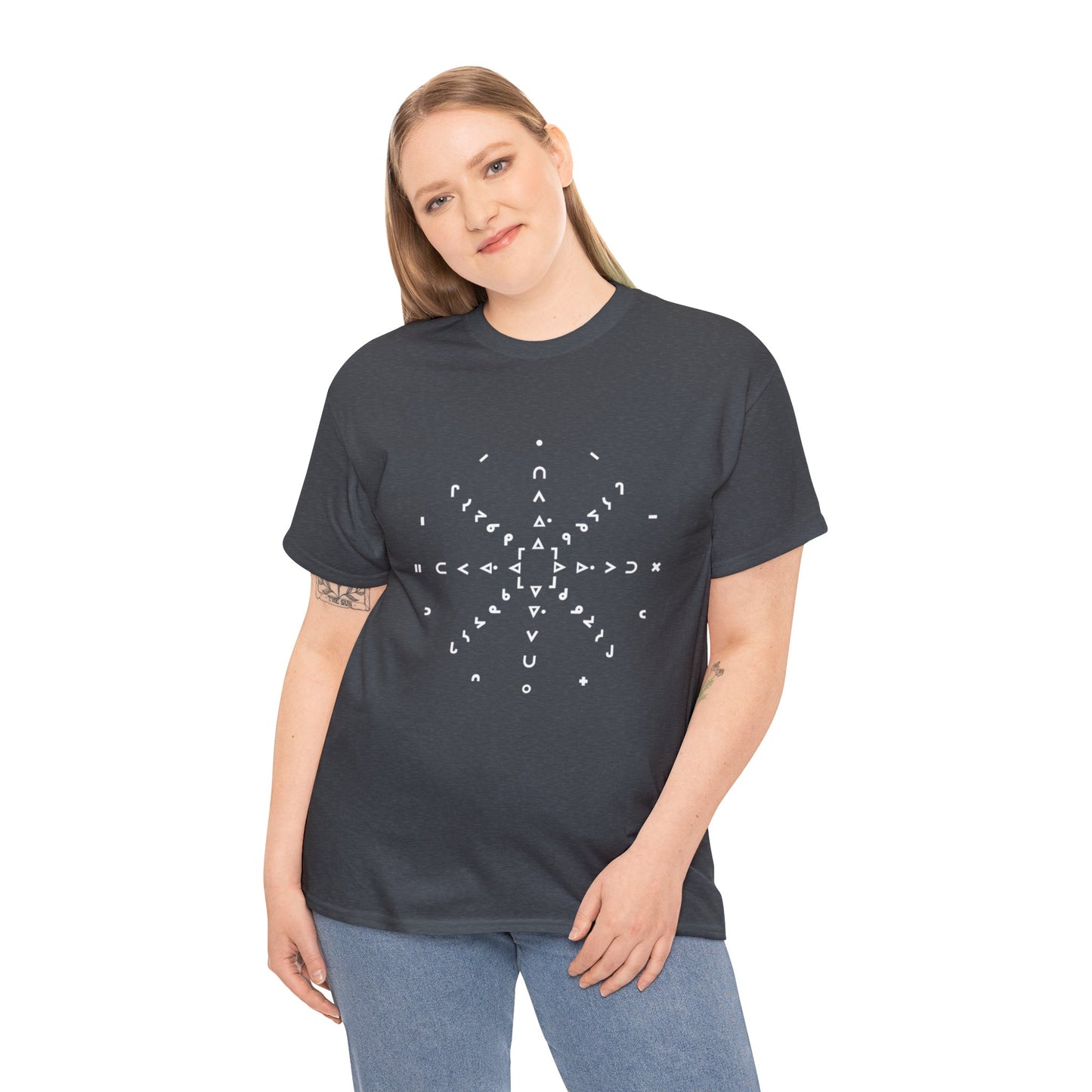 nftS - Syllabic Star chart - Unisex Heavy Cotton Tee