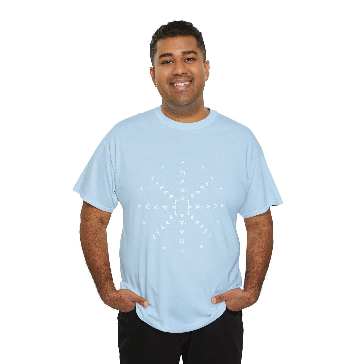 nfts - Syllabic star chart - Unisex Heavy Cotton Tee