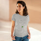 He's a 3 but he speaks Cree - Women's Midweight Cotton Tee