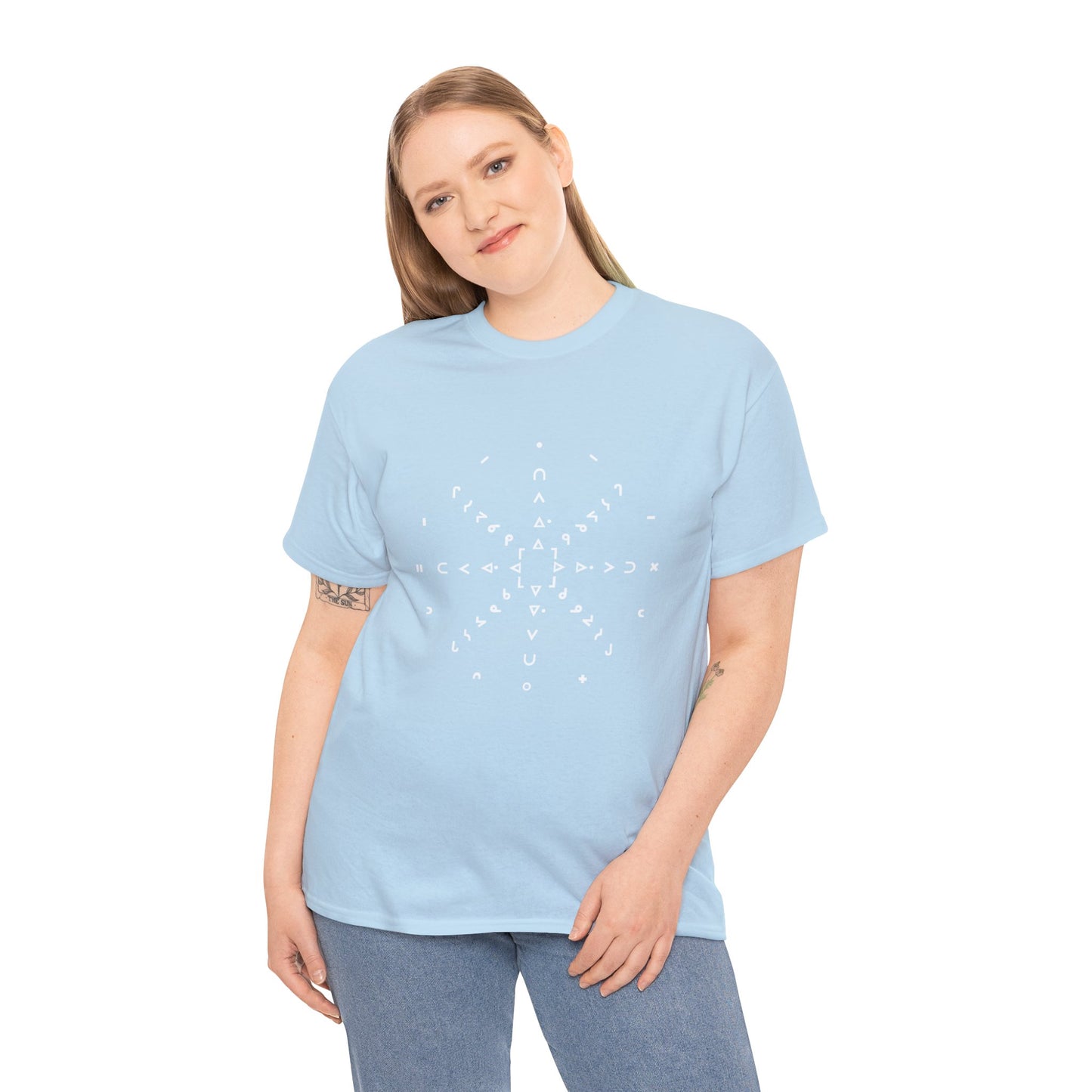 nfts - Syllabic star chart - Unisex Heavy Cotton Tee