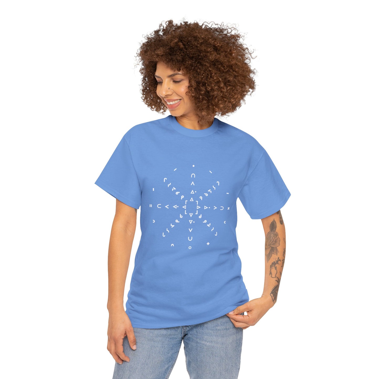 nfts - Syllabic star chart - Unisex Heavy Cotton Tee