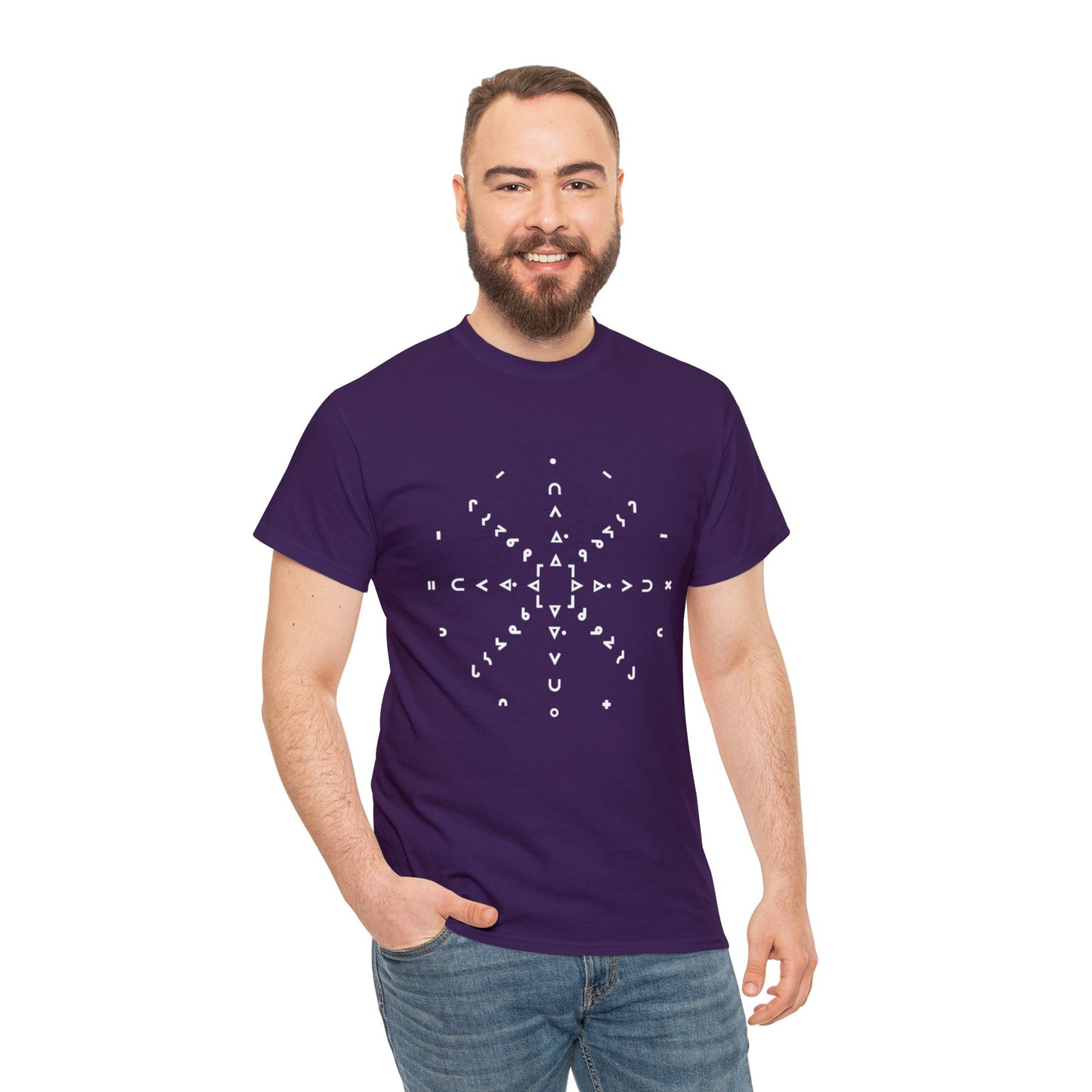 nftS - Syllabic Star chart - Unisex Heavy Cotton Tee