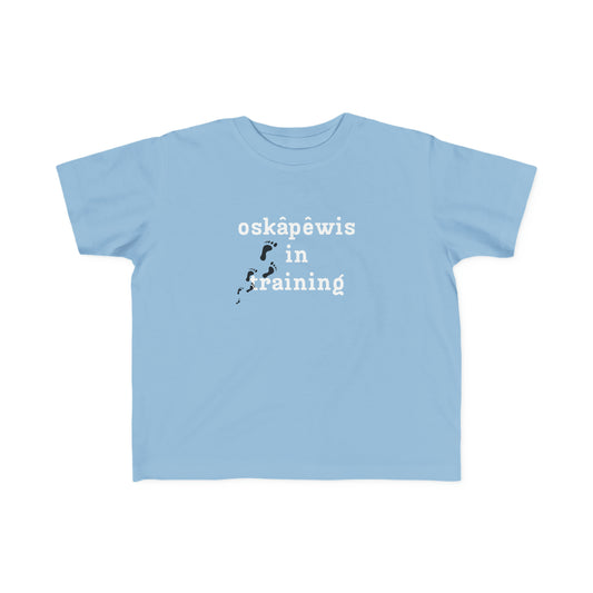 oskâpêwis in Training - Kid's Fine Jersey Tee