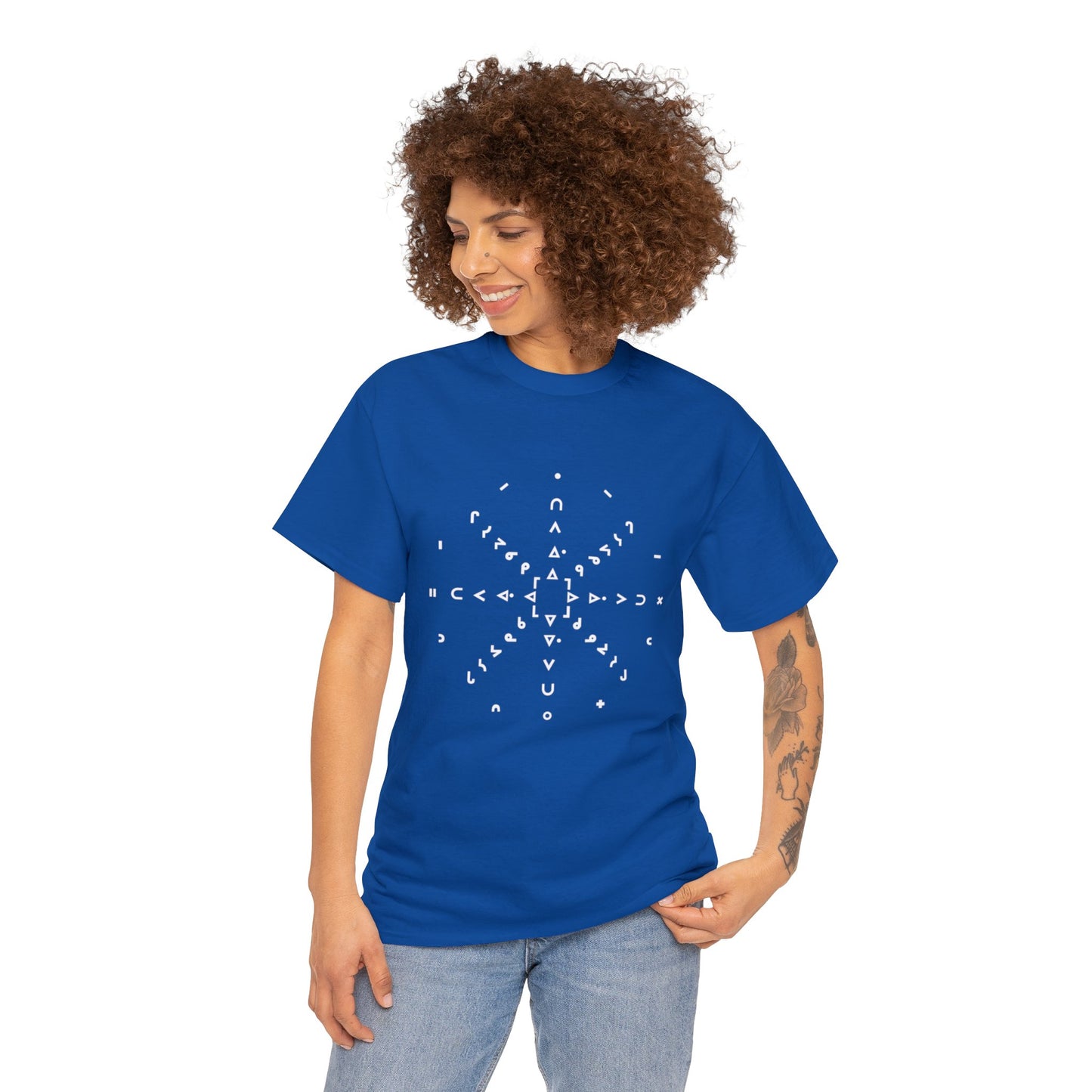 nftS - Syllabic Star chart - Unisex Heavy Cotton Tee