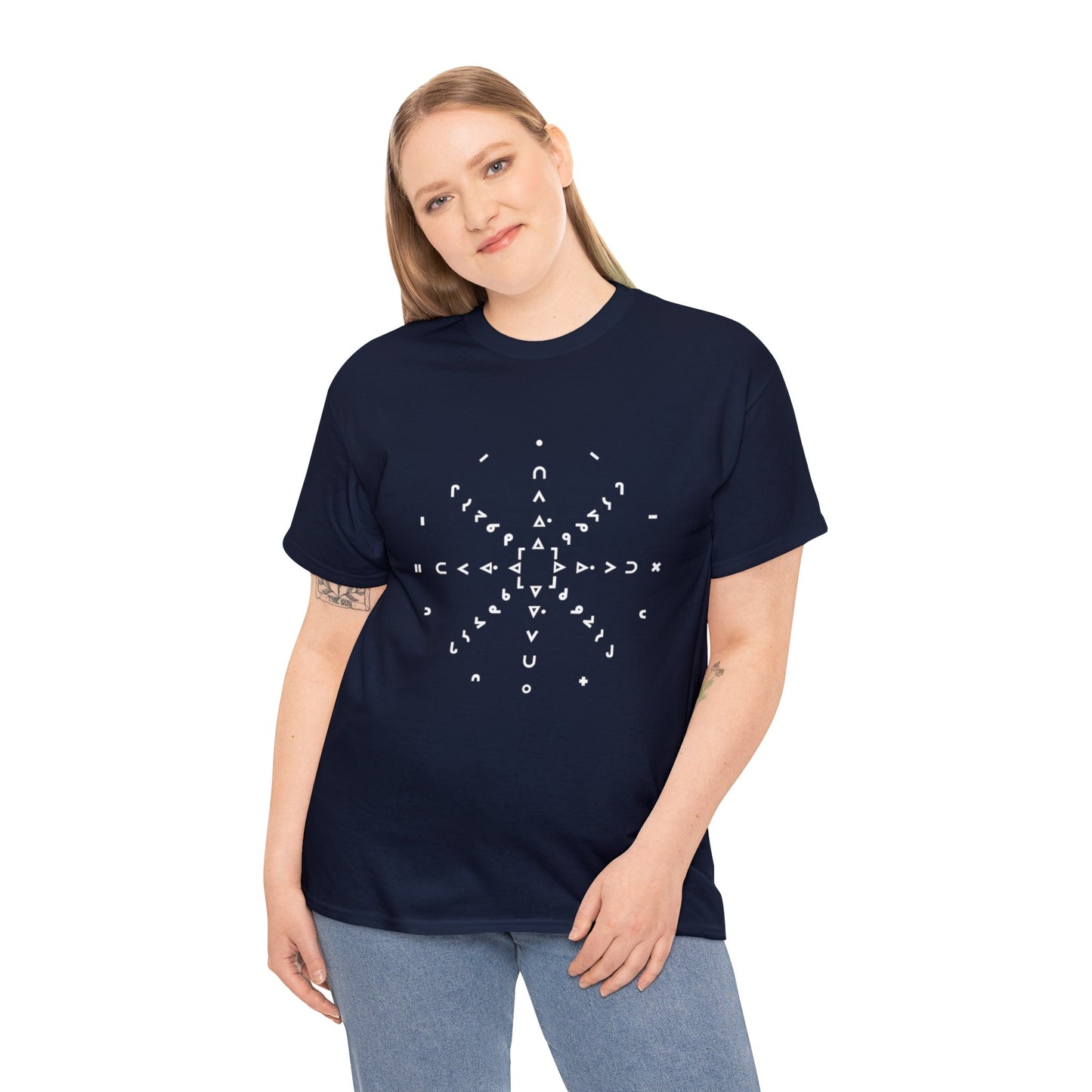 nftS - Syllabic Star chart - Unisex Heavy Cotton Tee