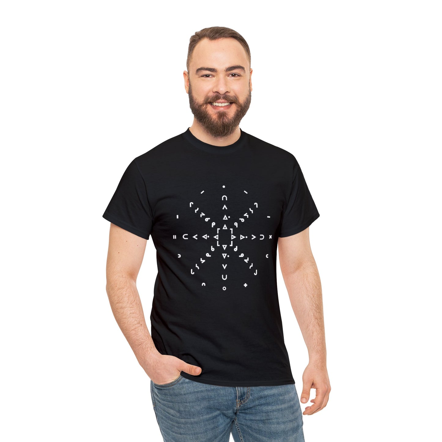 nftS - Syllabic Star chart - Unisex Heavy Cotton Tee