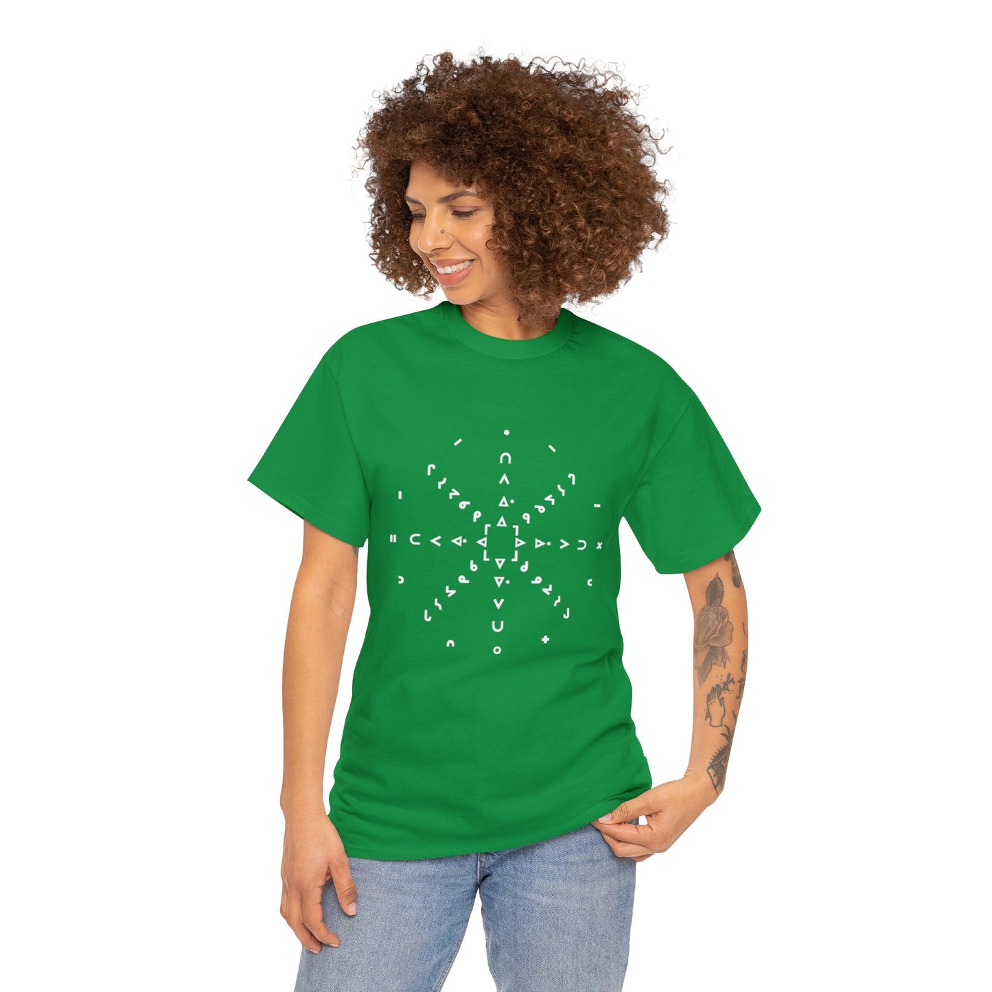 nftS - Syllabic Star chart - Unisex Heavy Cotton Tee