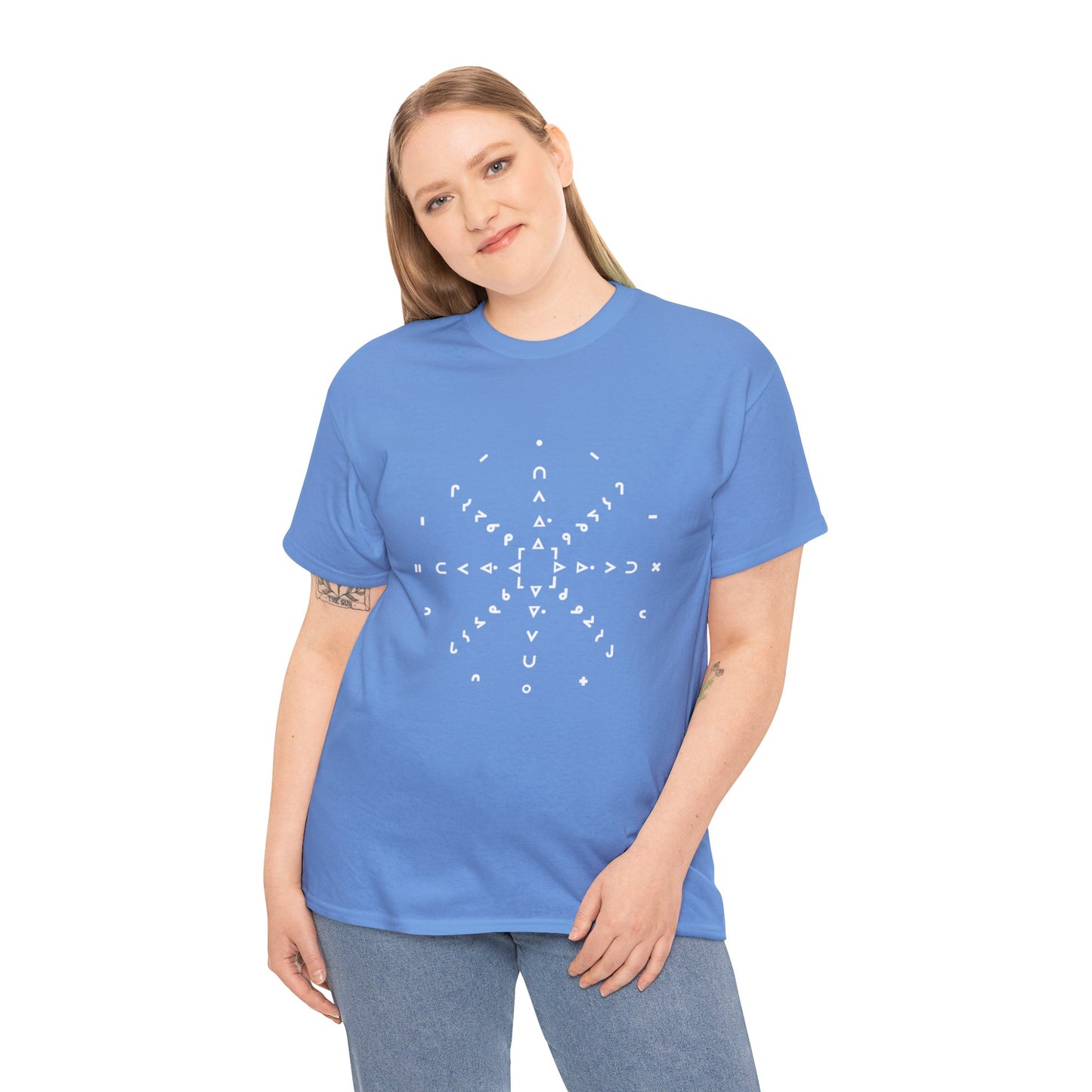 nftS - Syllabic Star chart - Unisex Heavy Cotton Tee