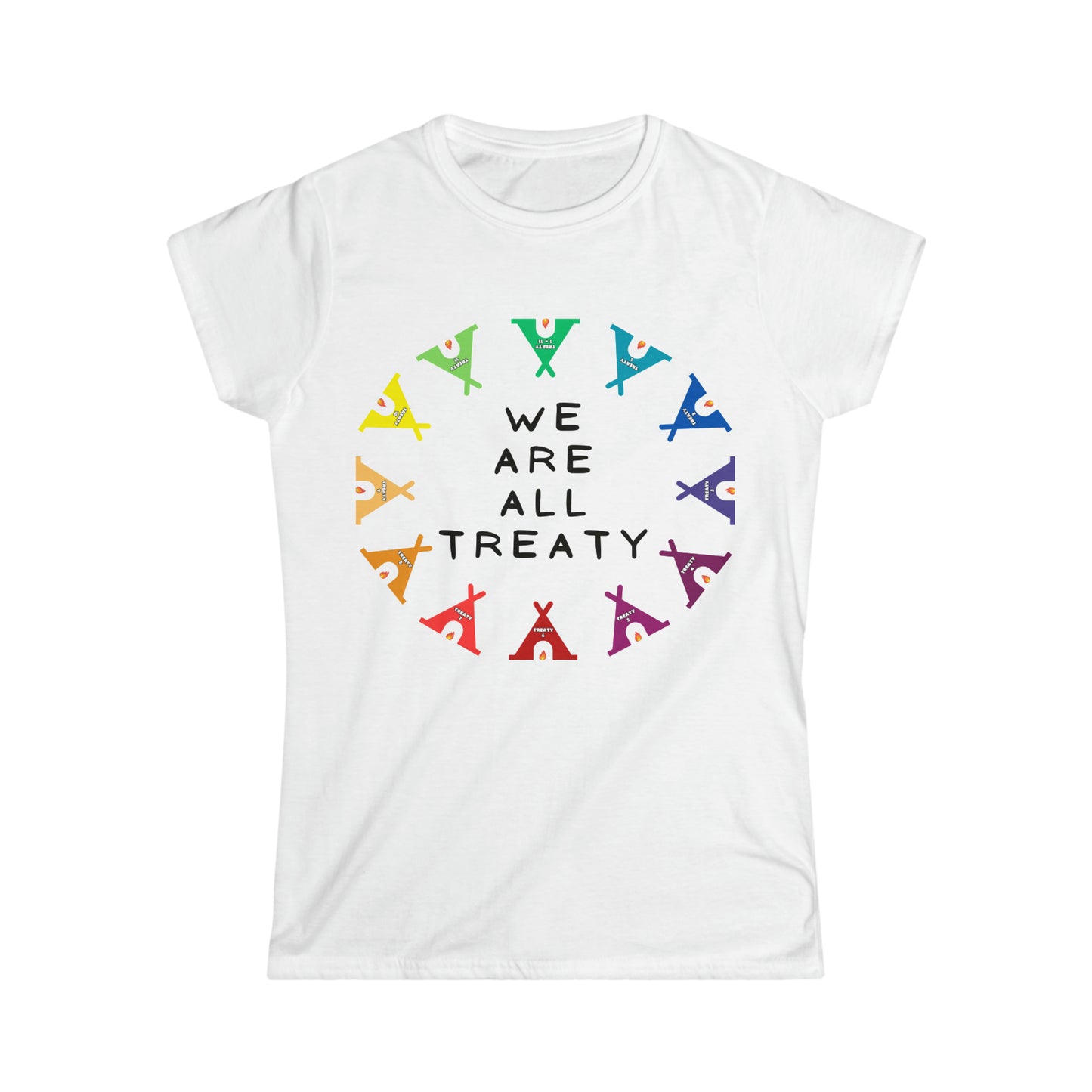 We are all Treaty 1-11 - Women's Softstyle Tee