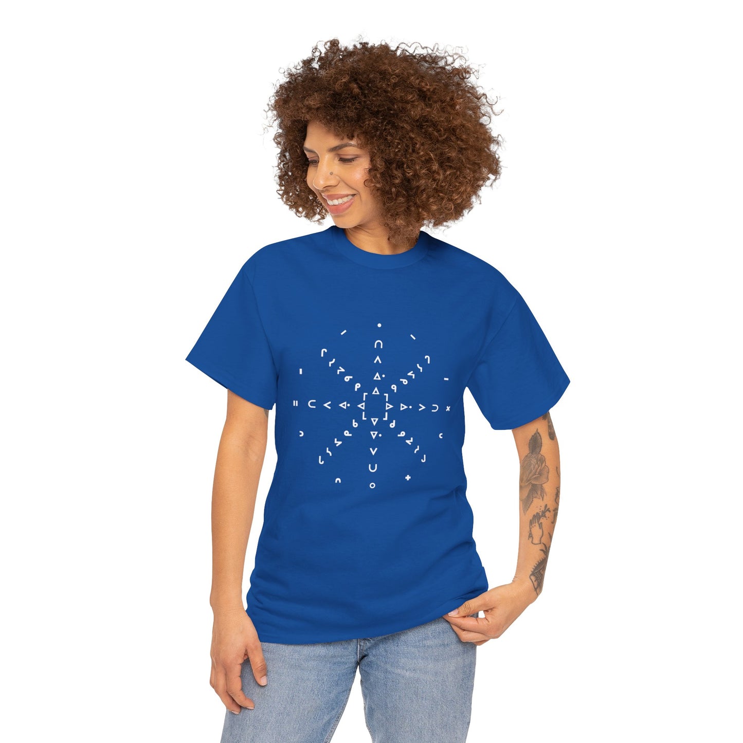 nfts - Syllabic star chart - Unisex Heavy Cotton Tee