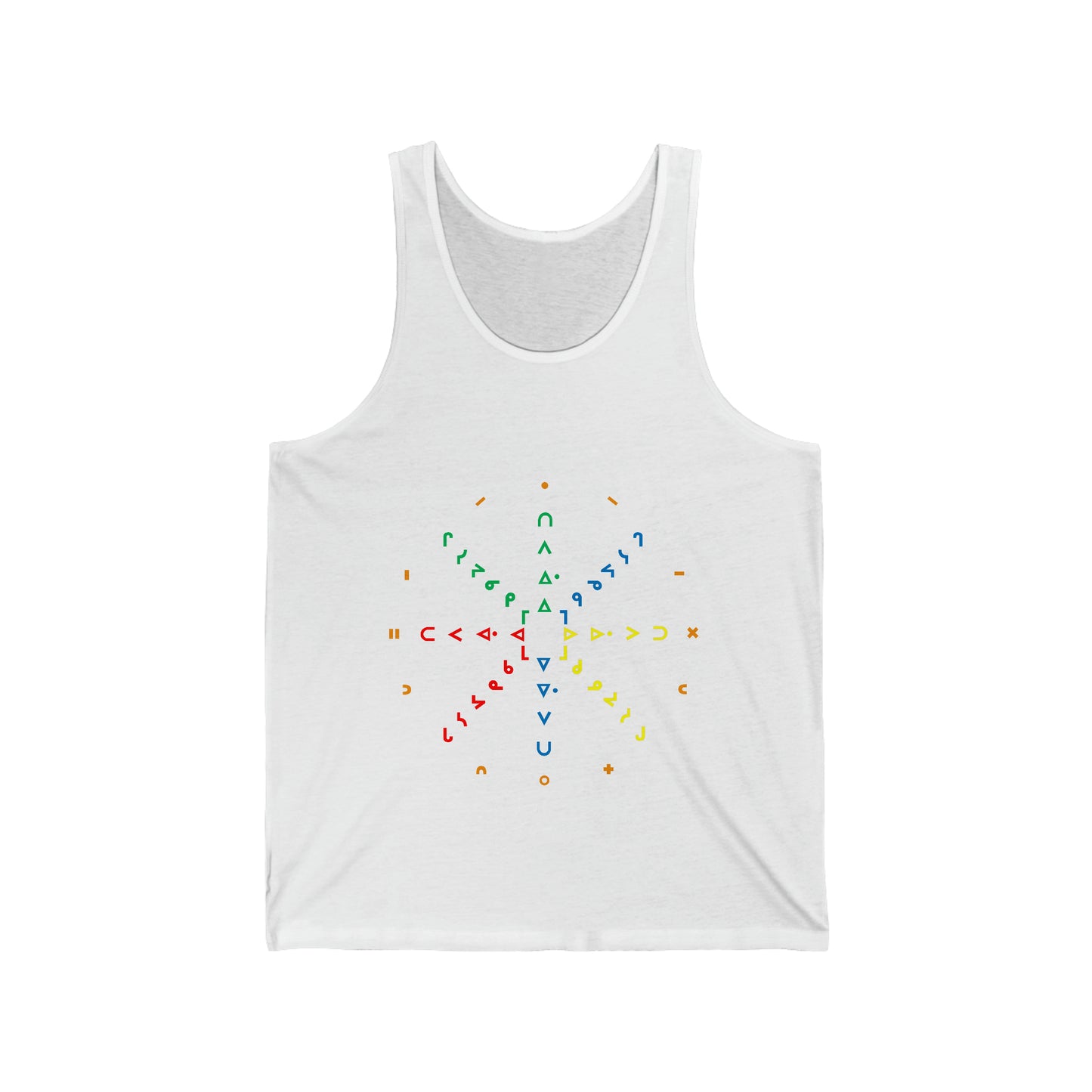 nftS - Syllabic star chart - Unisex Jersey Tank