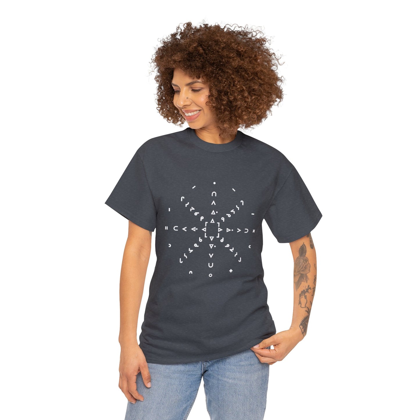 nftS - Syllabic Star chart - Unisex Heavy Cotton Tee