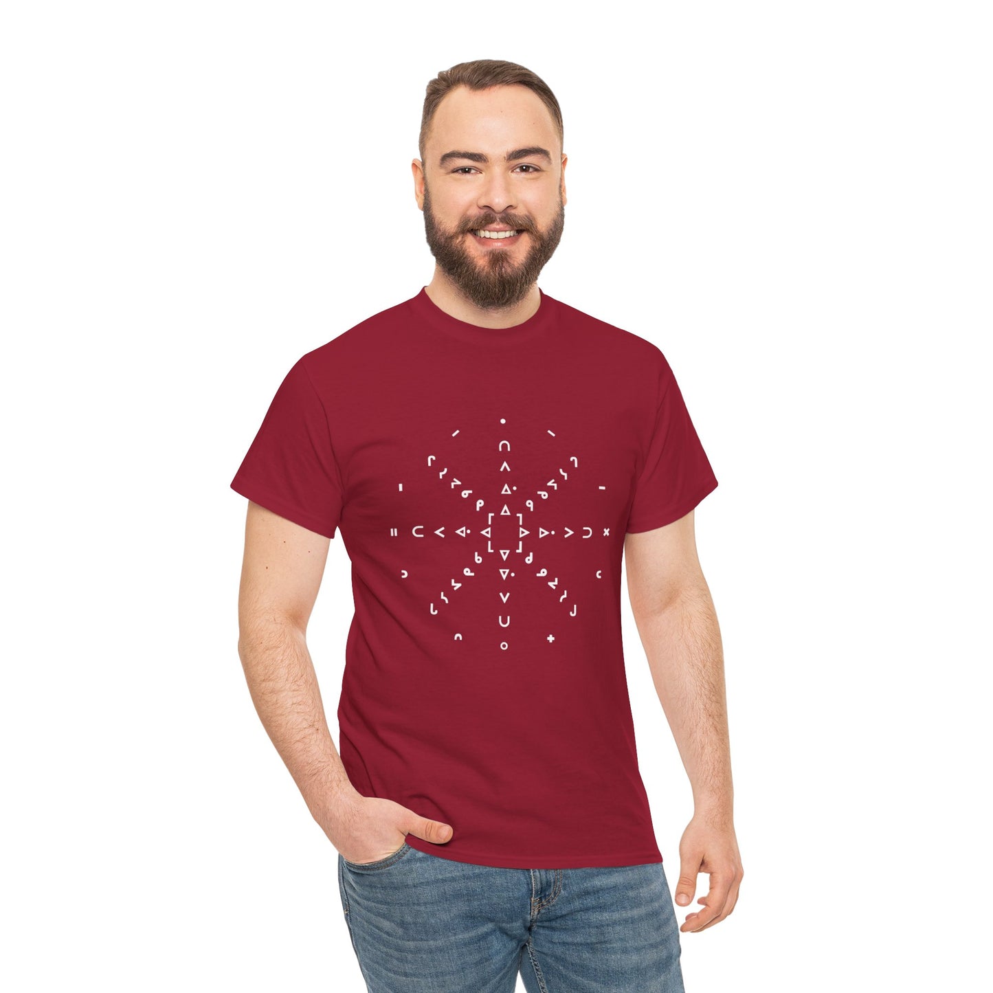 nfts - Syllabic star chart - Unisex Heavy Cotton Tee