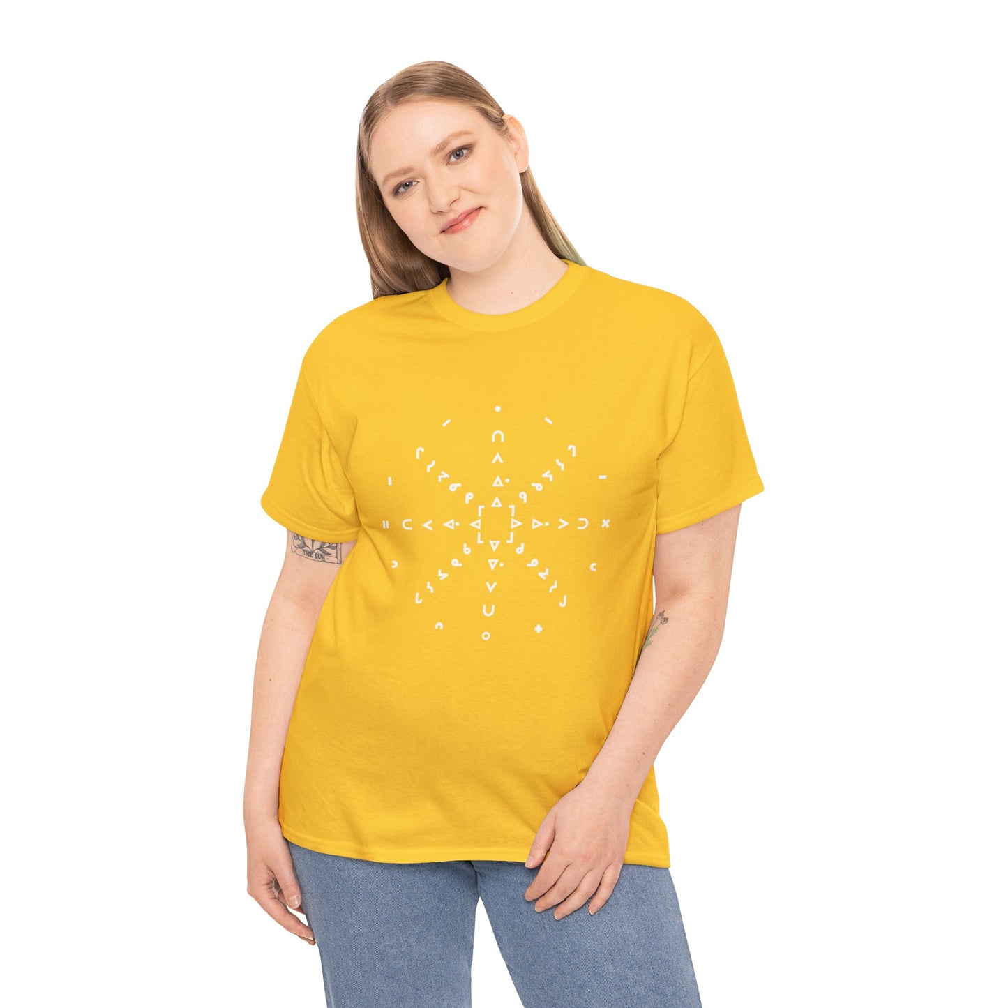 nftS - Syllabic Star chart - Unisex Heavy Cotton Tee