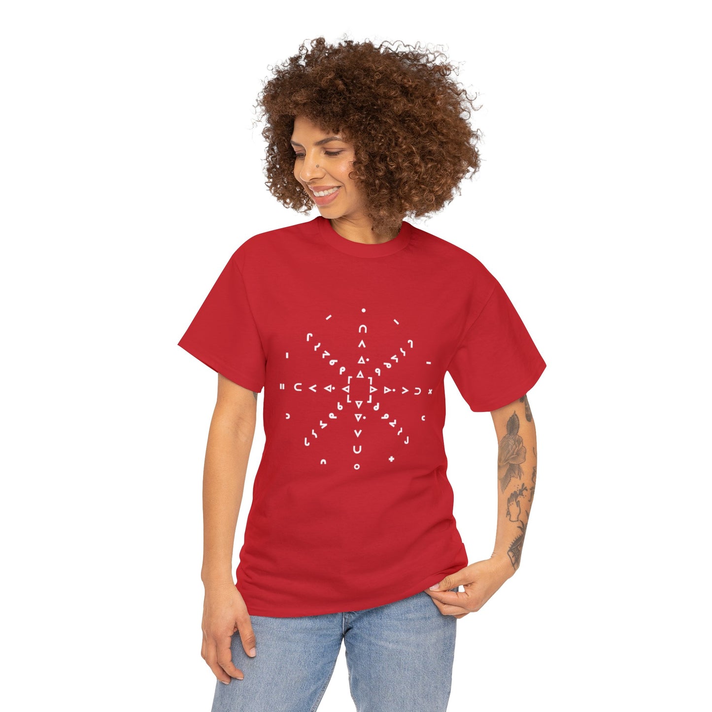 nftS - Syllabic Star chart - Unisex Heavy Cotton Tee