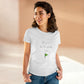 He's a 3 but he speaks Cree - Women's Midweight Cotton Tee