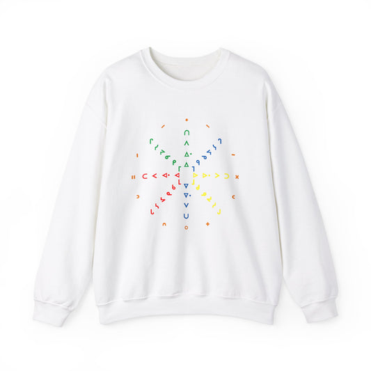 nftS Colored Star Chart - Unisex Heavy Blend™ Crewneck Sweatshirt