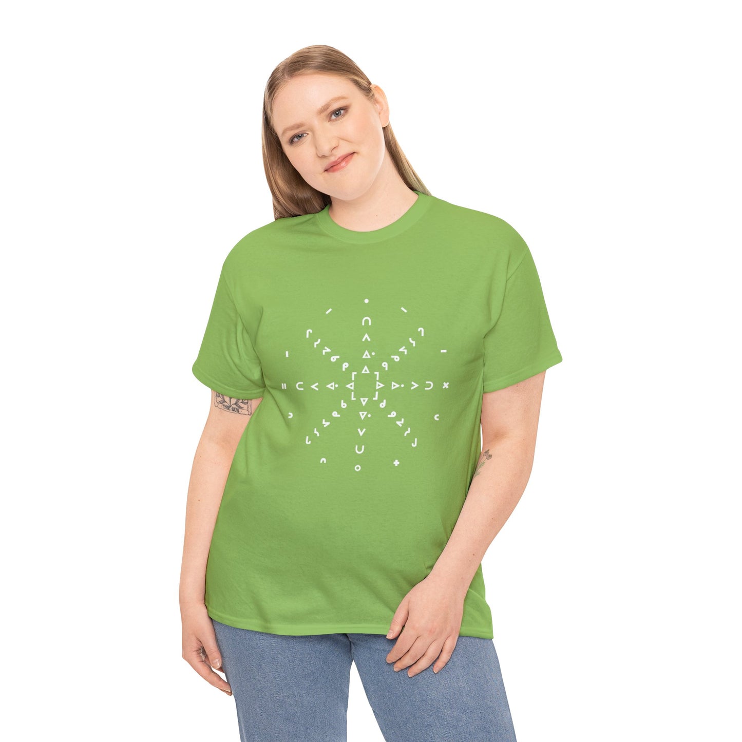 nftS - Syllabic Star chart - Unisex Heavy Cotton Tee