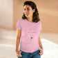 He's a 3 but he speaks Cree - Women's Midweight Cotton Tee