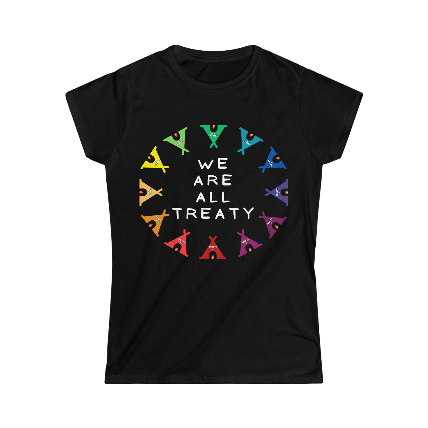 We are all Treaty 1-11 - Women's Softstyle Tee