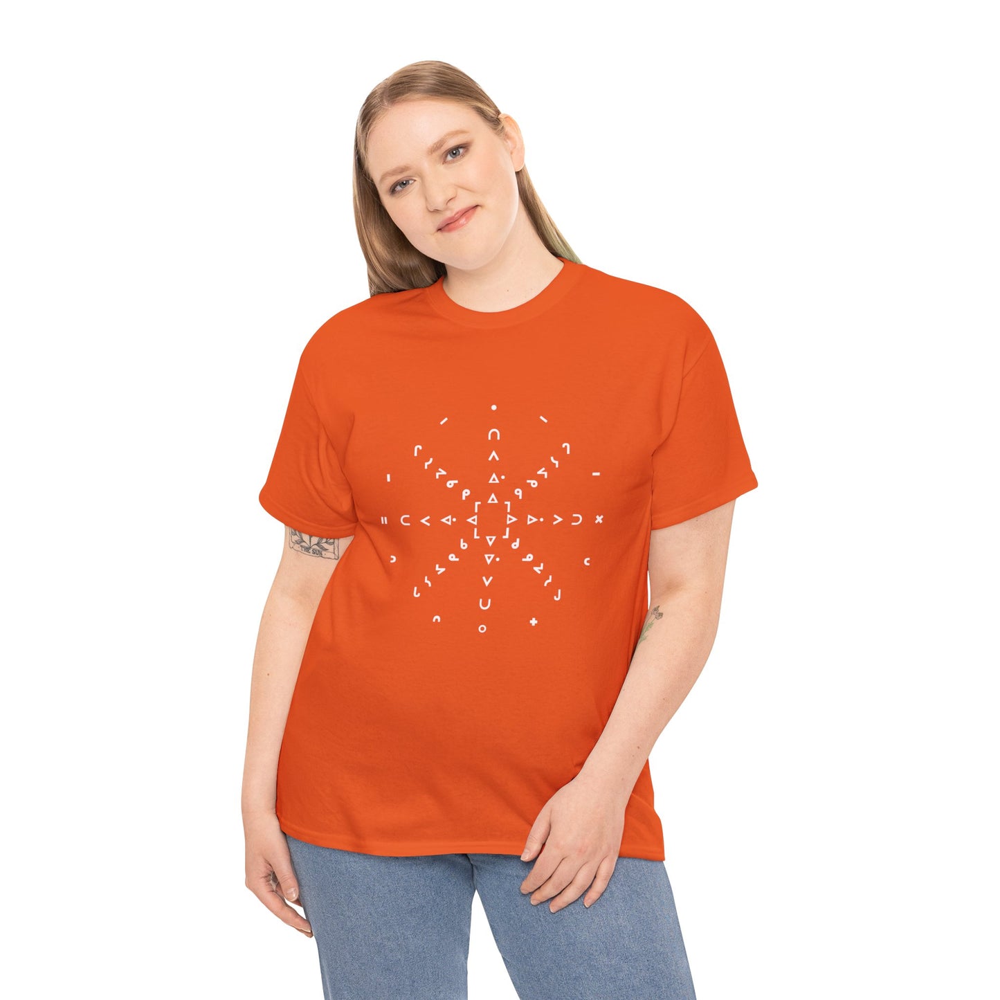 nfts - Syllabic star chart - Unisex Heavy Cotton Tee