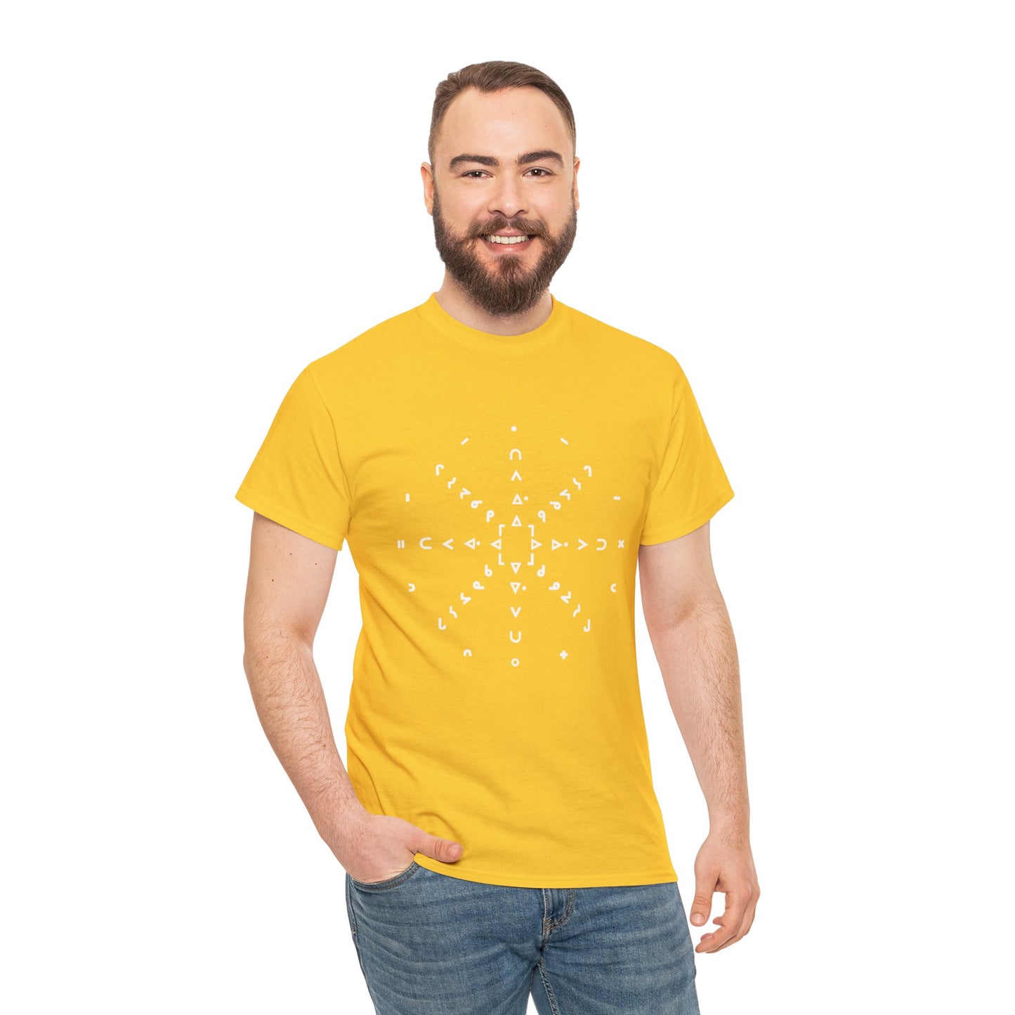 nftS - Syllabic Star chart - Unisex Heavy Cotton Tee