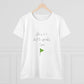 He's a 3 but he speaks Cree - Women's Midweight Cotton Tee