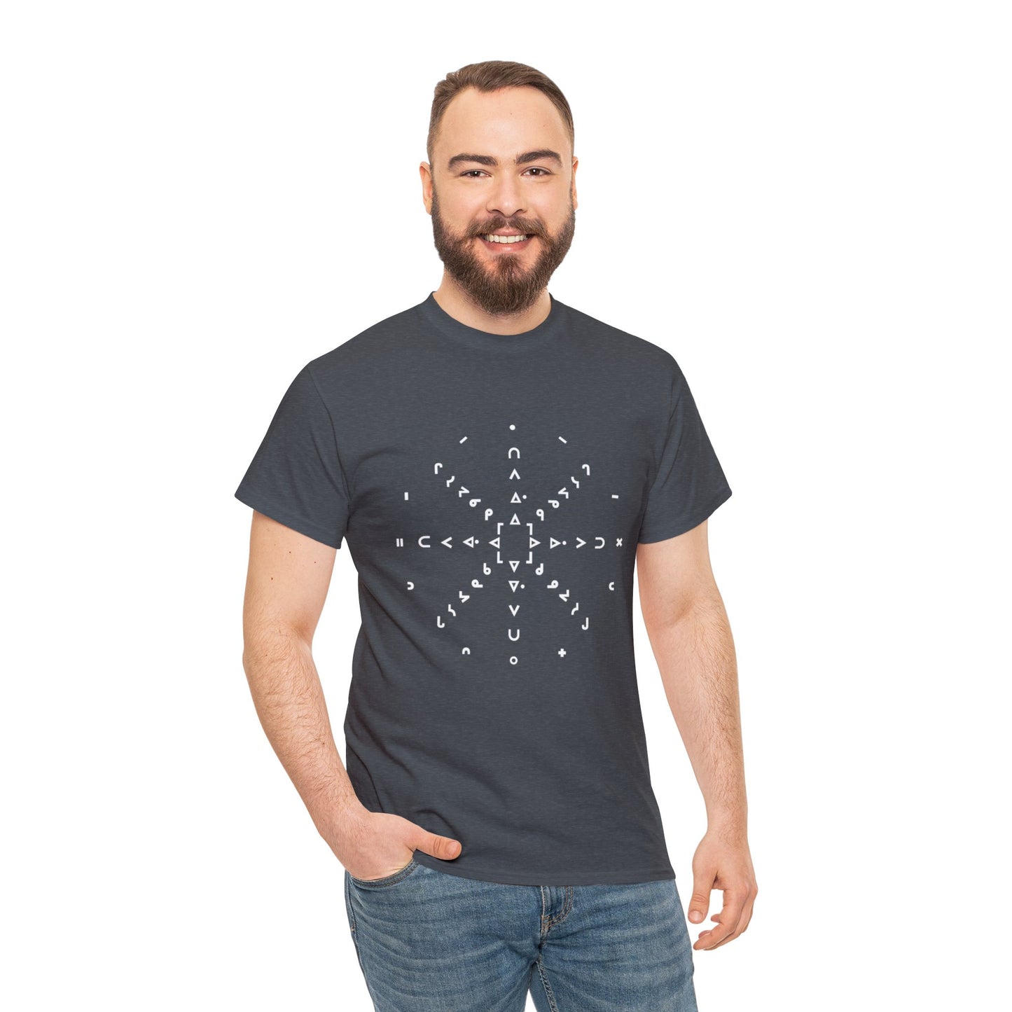 nftS - Syllabic Star chart - Unisex Heavy Cotton Tee