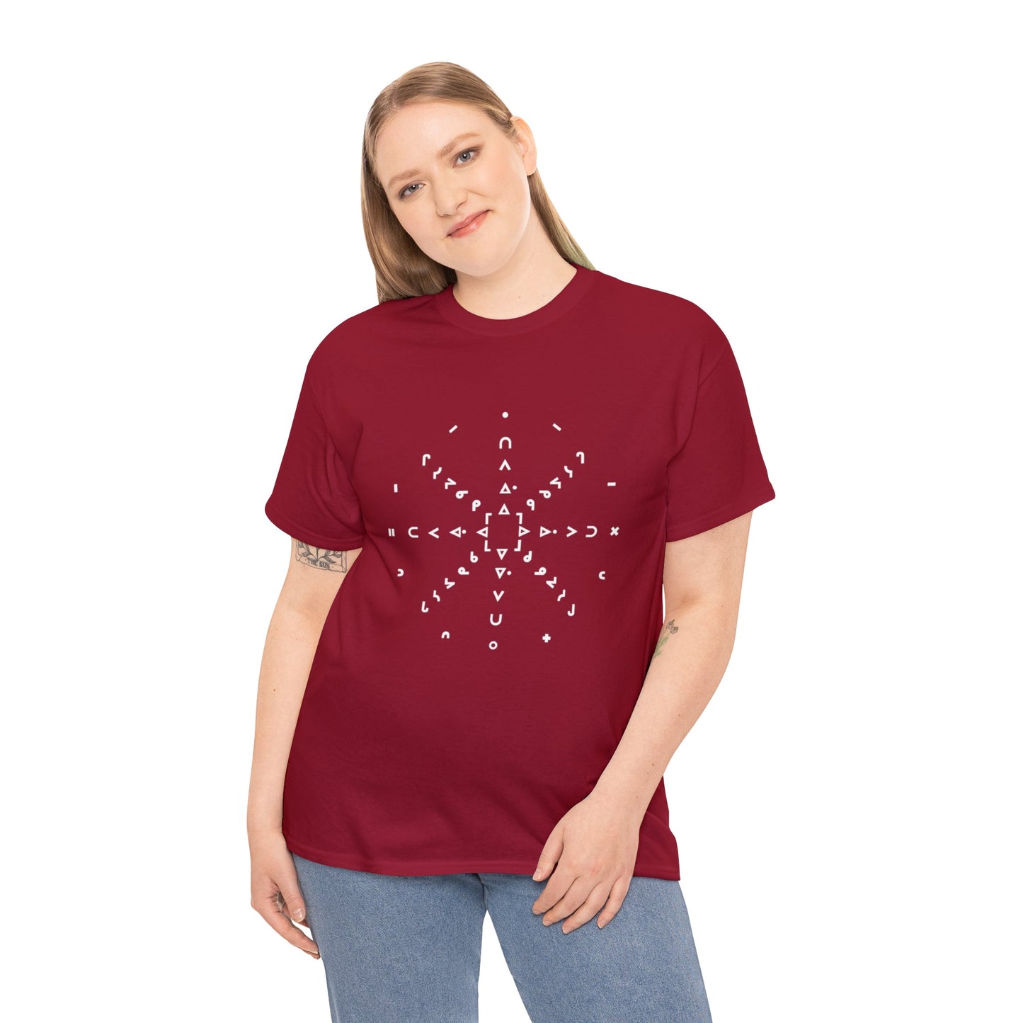 nftS - Syllabic Star chart - Unisex Heavy Cotton Tee