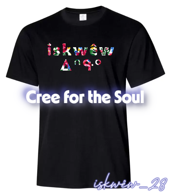 iskwêw_28 SRO/SYLLABIC T-shirt