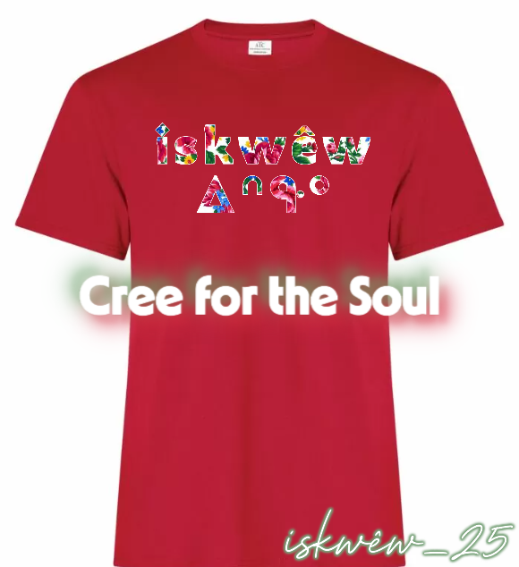 iskwêw_25 SRO/SYLLABIC T-shirt