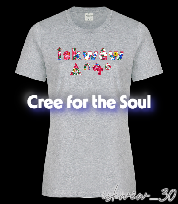 iskwêw_30 SRO/SYLLABIC T-shirt