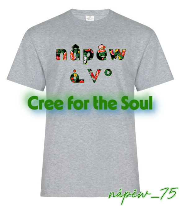 nâpêw_75 SRO/SYLLABIC T-shirt