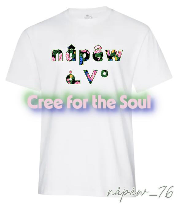 nâpêw_76 SRO/SYLLABIC T-shirt