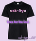 osk-âya - Design your own T-shirt (Choose size, color & logo)
